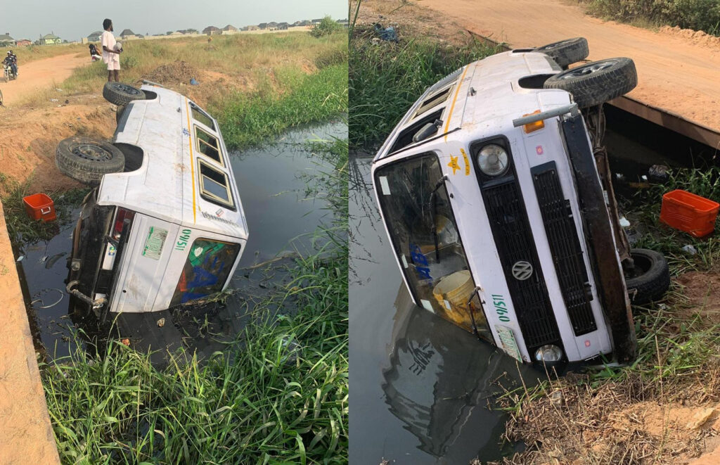 One Dead as Bus Plunges into Lagos Canal