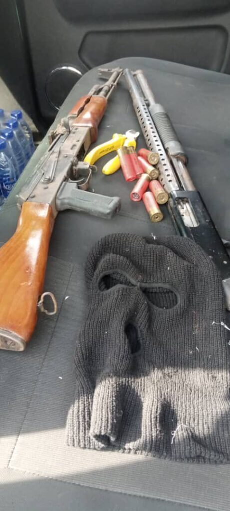 Armed Robbers Abandon AK-47, Pump Action in Lagos