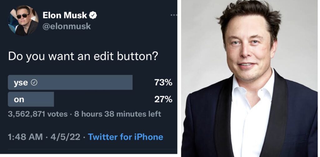New Twitter Stakeholder, Elon Musk Pushes for Reforms