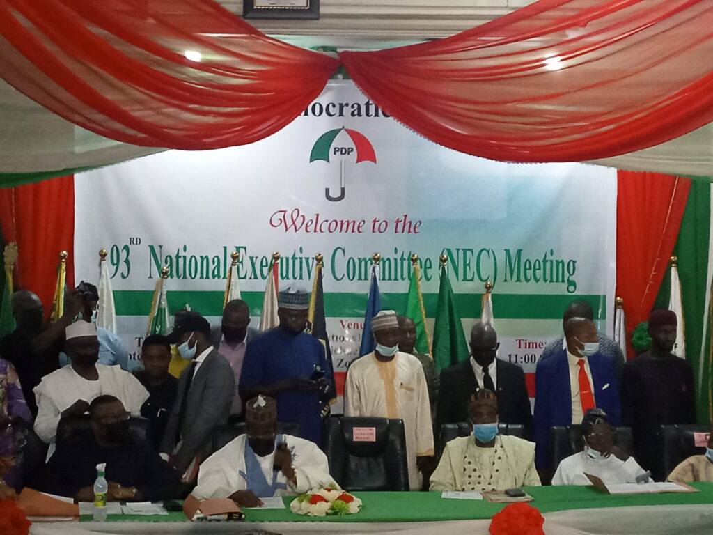 PDP Shifts Date of NEC Meeting; Reschedules Presidential Appeal Panel Sitting