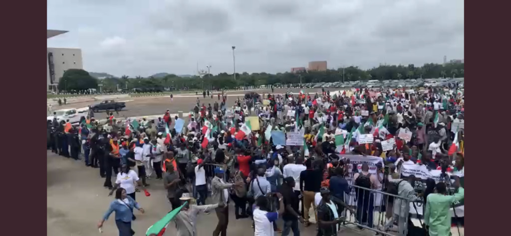 Breaking! NLC, Protesters Besiege National Assembly
