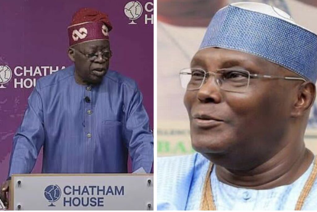 Tinubu’s Outing at Chatham House is a Disgrace; Atiku Campaign Organization