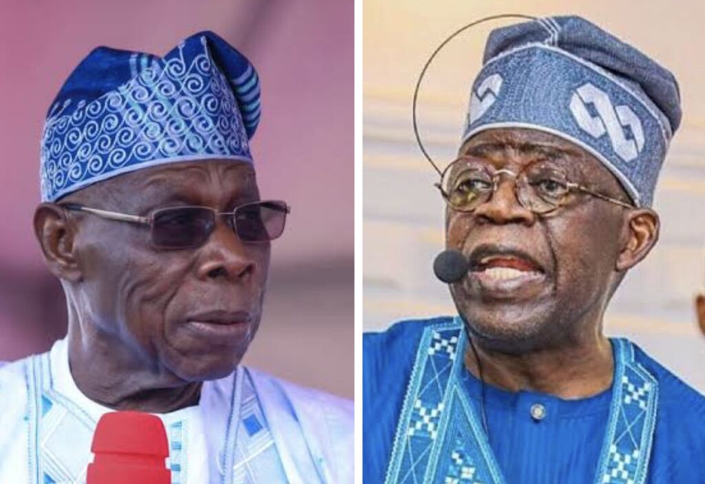 Tinubu Reacts to Obasanjo’s Endorsement of Peter Obi; Says It’s Worthless