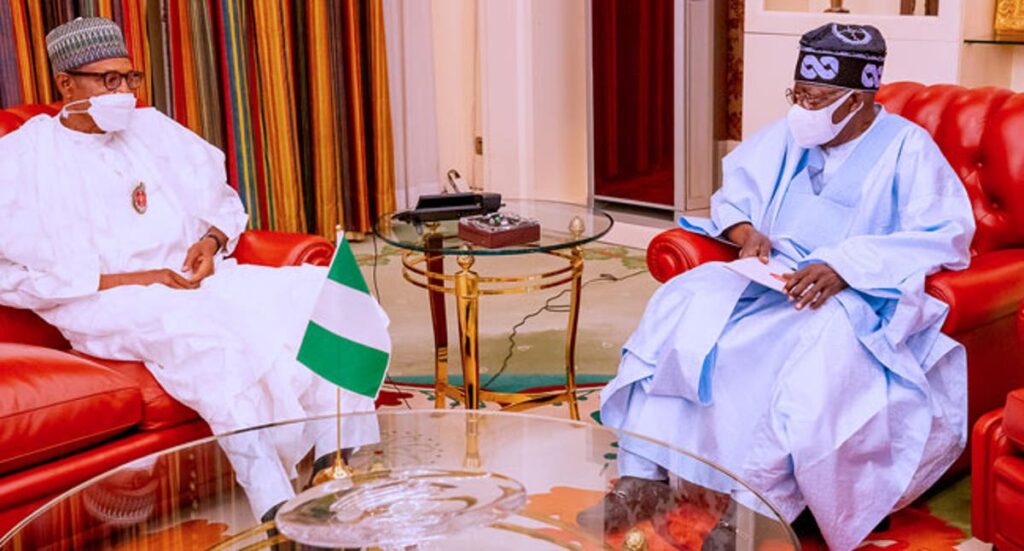 Agenda Unknown as Tinubu Meets Buhari Again at Presidential Villa