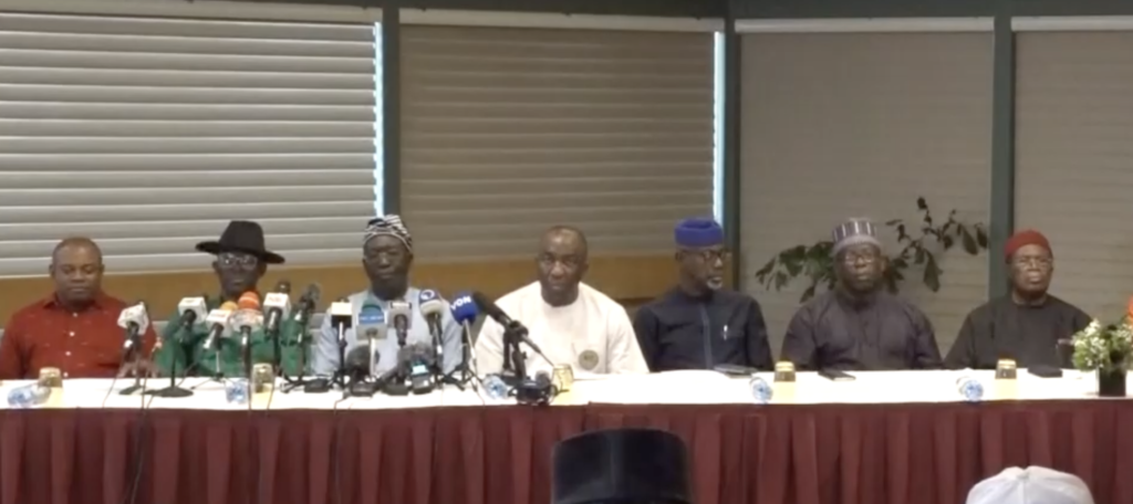 Breaking! Labour Party, PDP Demand INEC Chairman‘s Resignation at Joint Press Conference