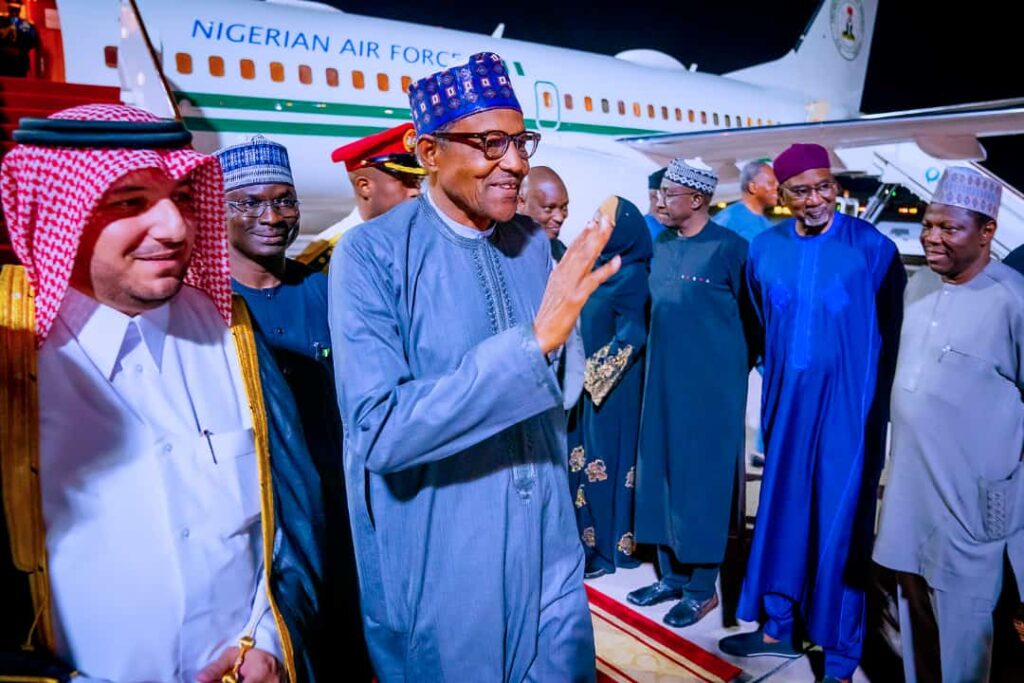 President Buhari Arrives Qatar Ahead of The 5th UN Conference