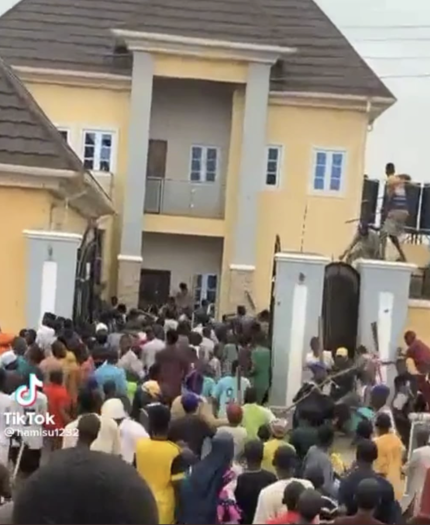 FACT-CHECK: Does Vandalised Property in Viral Video Belong to INEC Chairman