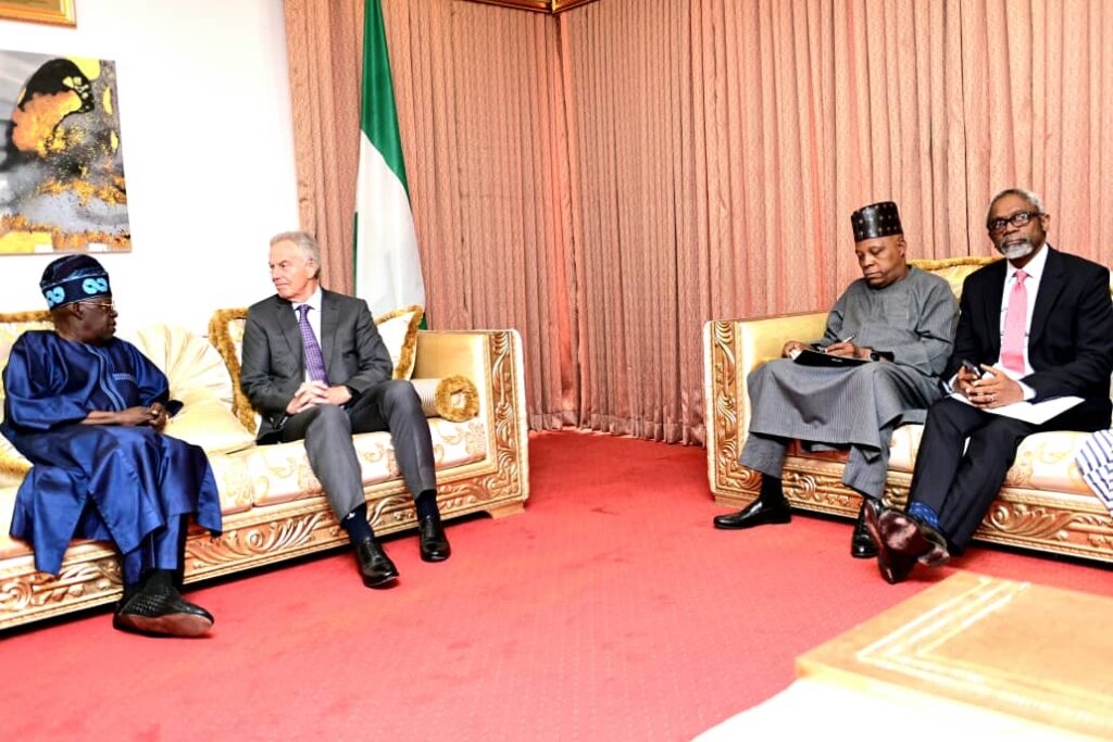 Tony Blair Pledges Support For Tinubu’s Administration