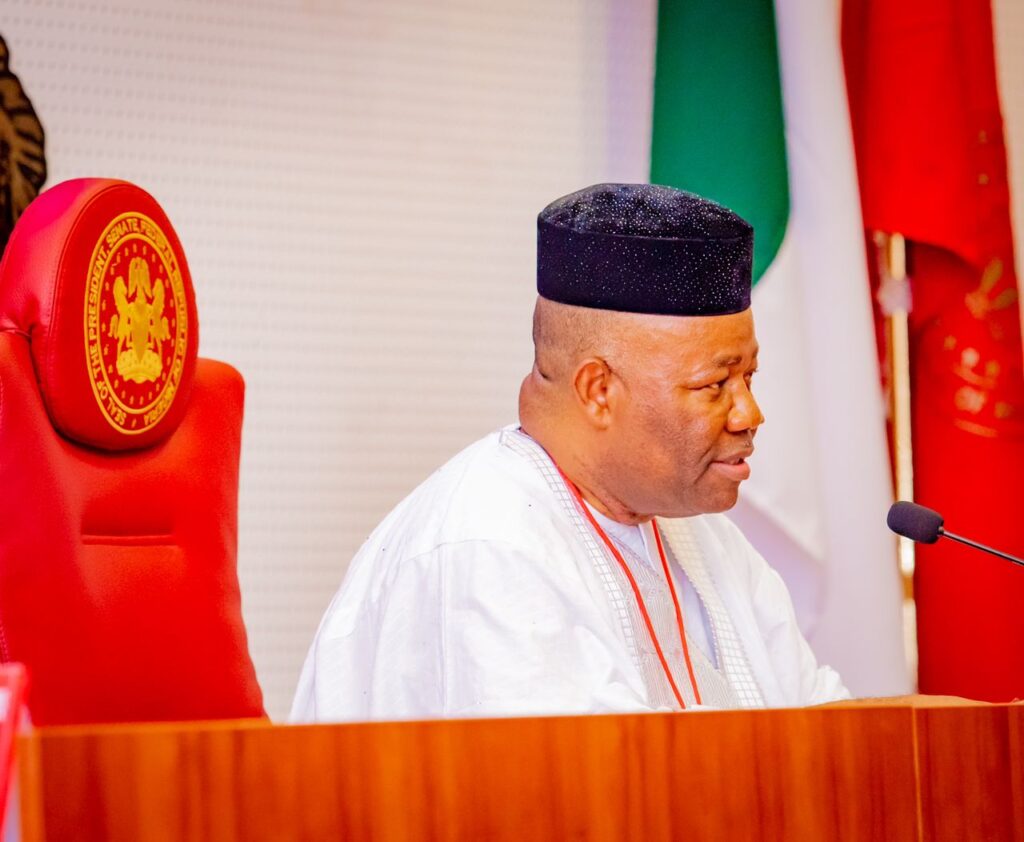 Laughter in Senate as Akpabio Asks New EFCC Chairman Not to Use Him as Example