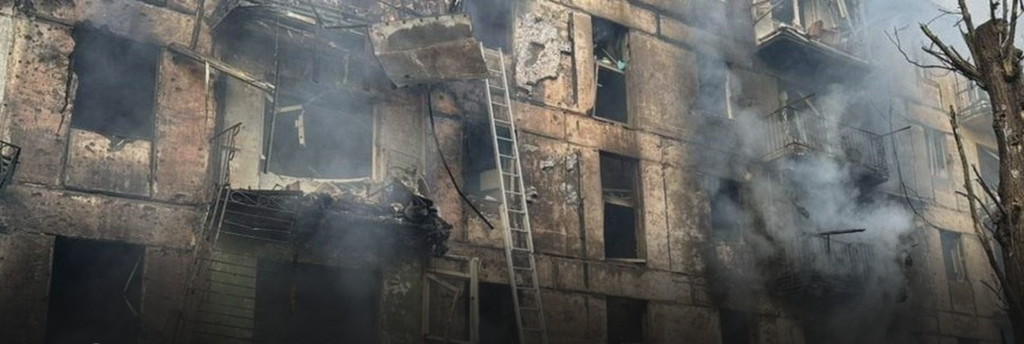 Russia Strikes Buildings in Zelensky’s Home City
