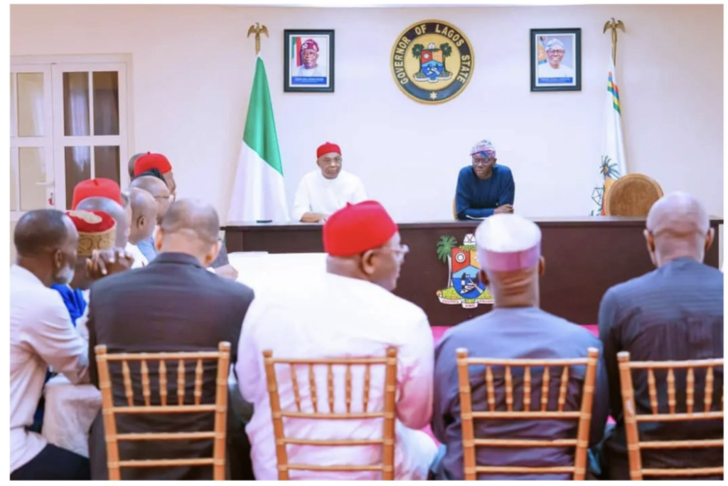 Alaba Market Demolition: Imo Governor Meets Sanwo-Olu Over Allegations of Ethnic Cleansing