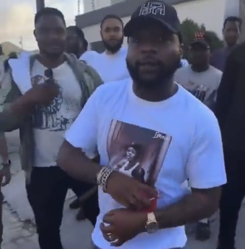 Davido, Falz Sighted at Candlelight Procession for Mohbad