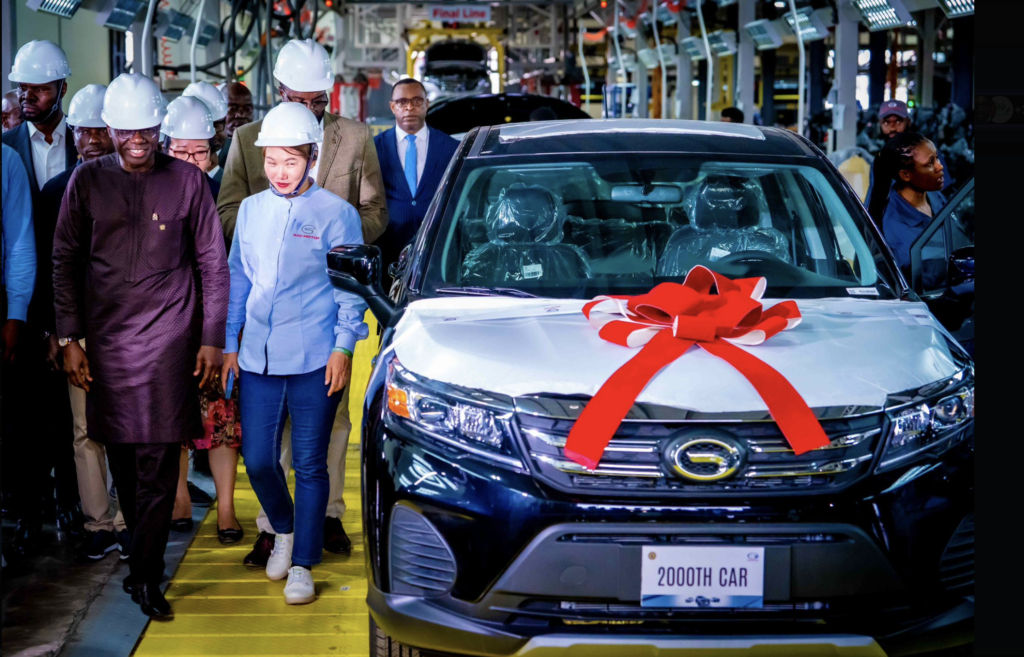 First 2,000 Cars Out as Sanwo-Olu Opens Cars Assembly Line in Lagos