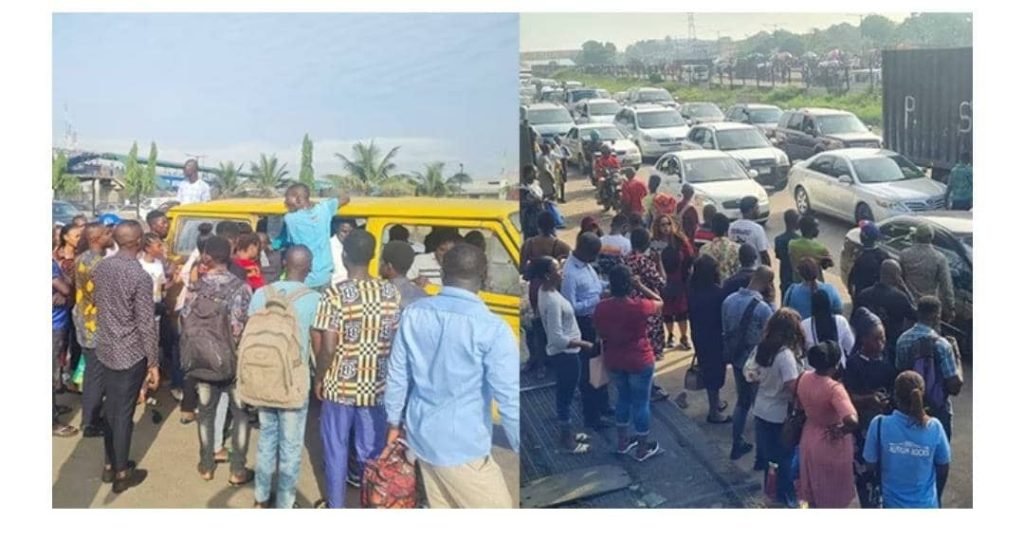 Hard Times for Commuters as Lagos Drivers Go on Strike Over Extortions