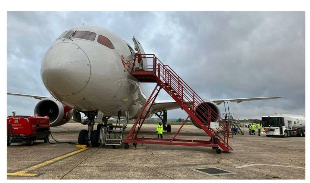 First transatlantic flight using 100% green fuels to take off