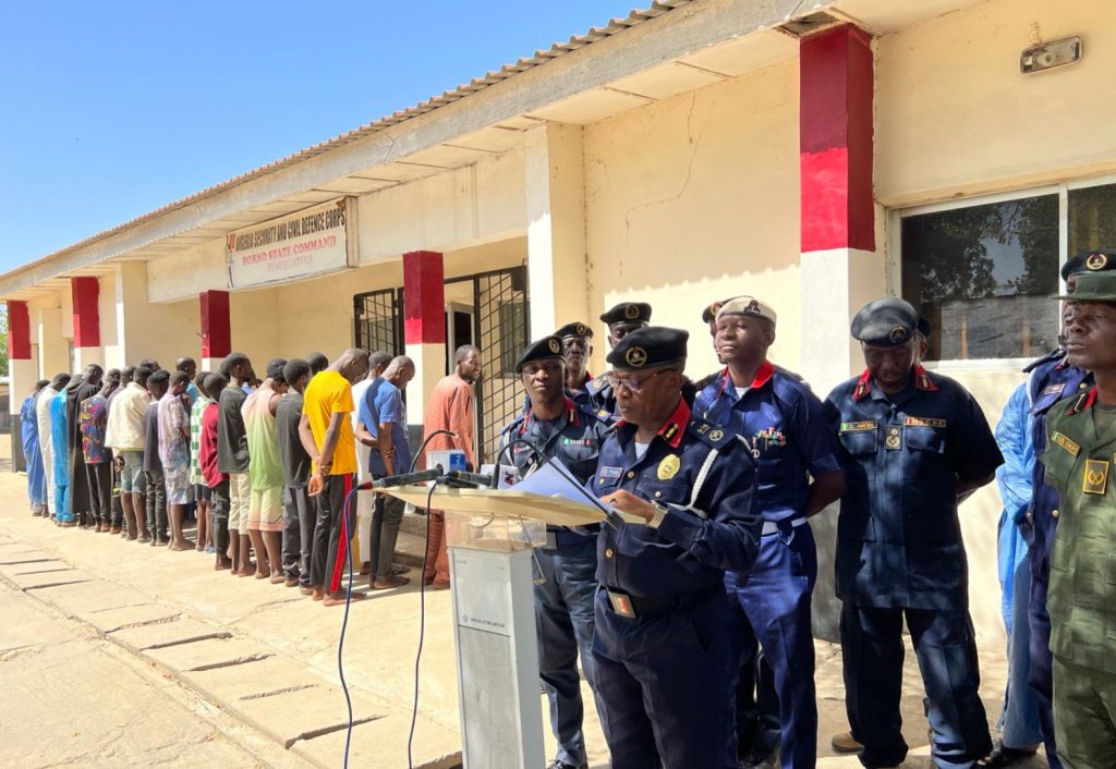 NSCDC arrests 42 suspects for alleged theft, others in Borno