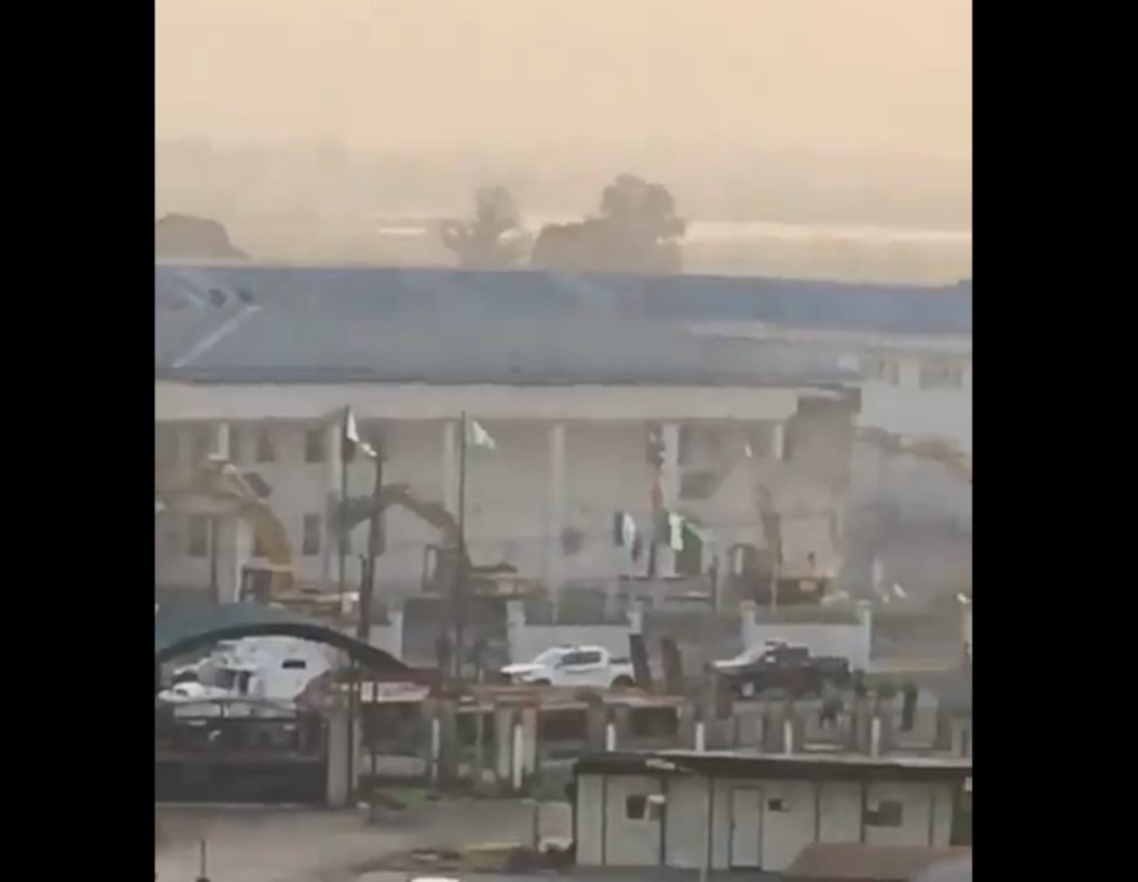 Breaking News! Rivers House of Assembly Complex Demolished