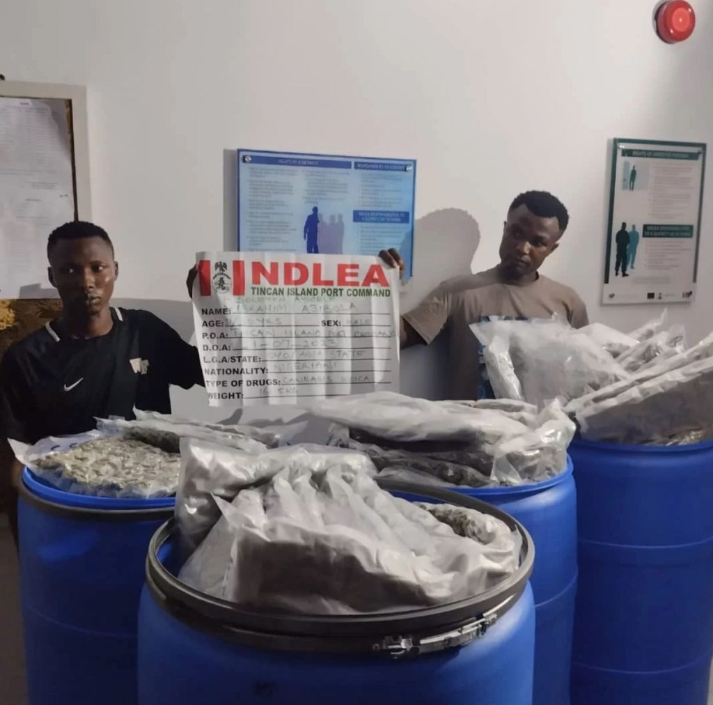 NDLEA Tincan Command Intercepted 876.453kg Illicit Drugs, others in 2023-Commander