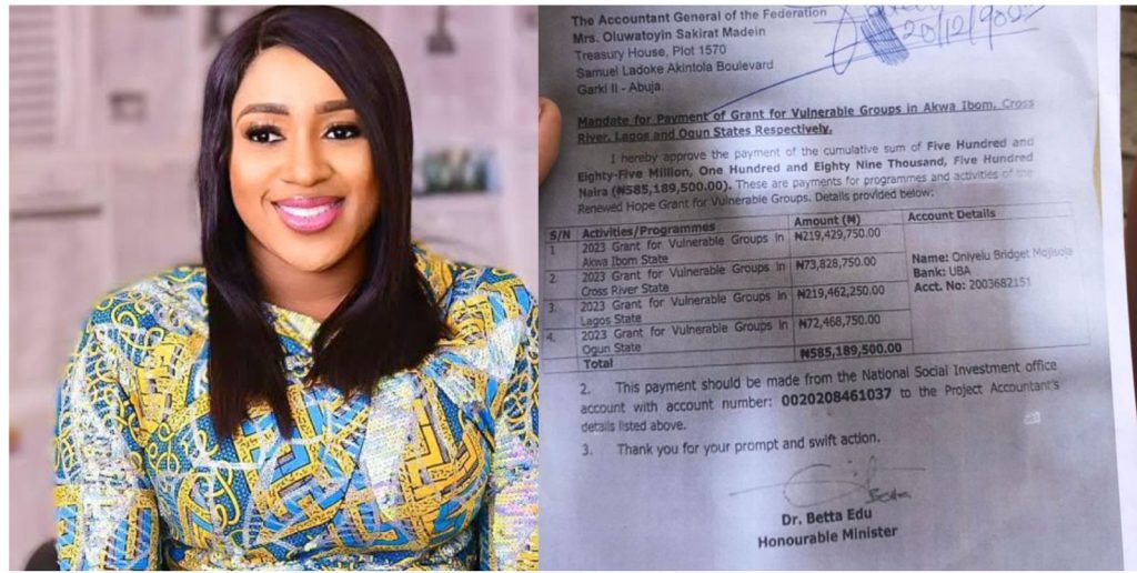 Humanitarian Minister in Trouble as Leaked Documents Show Transfer of Ministry’s N500m to Private Account