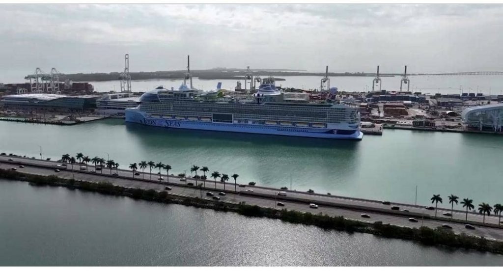 World’s largest cruise ship sets sail, bringing concerns about methane emissions