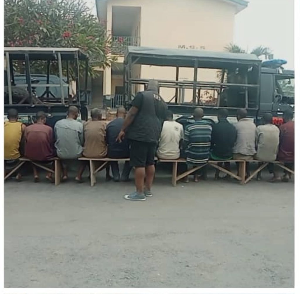 Police parade Alhaji Baboga Over Killing of Ekiti Monarchs