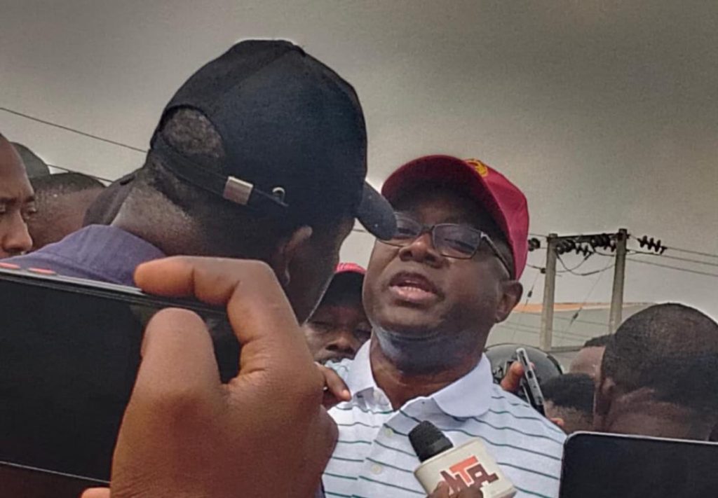 Governor Makinde Joins Protest In Ibadan.