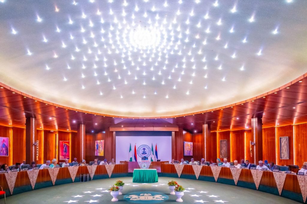 Buhari, Jonathan in Aso Villa as Tinubu Holds First Council of State Meeting