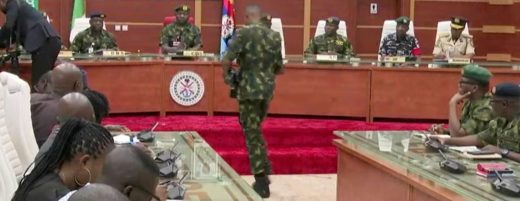 Nigeria’s Security Chiefs Talk Tough Over Russian, Other Countries’ Flags