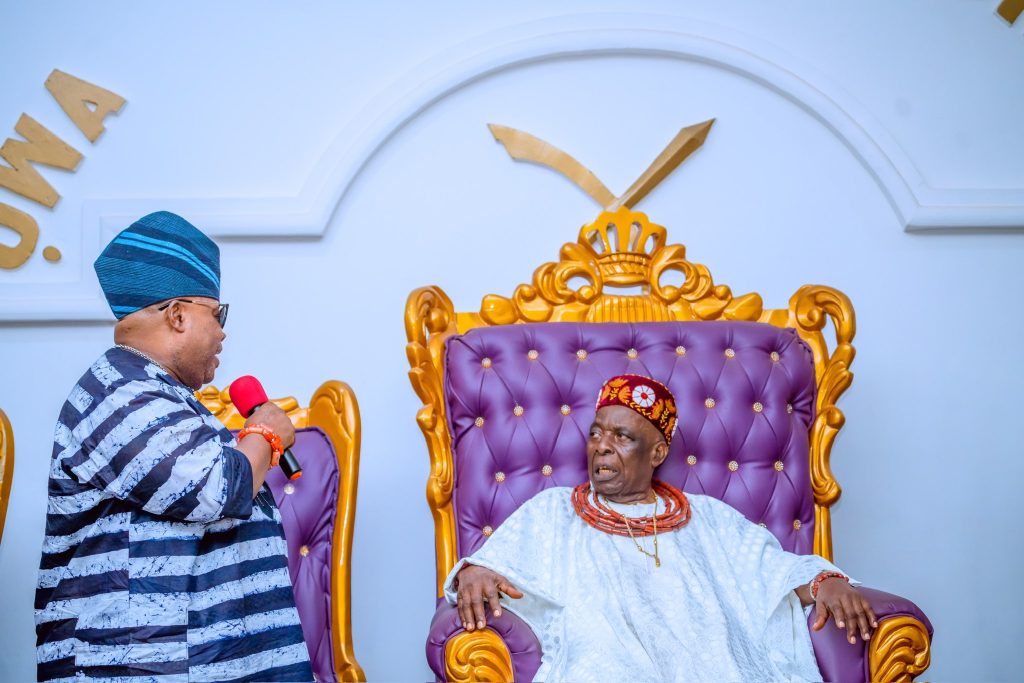 Adeleke Mourns Owa Obokun of Ijesaland