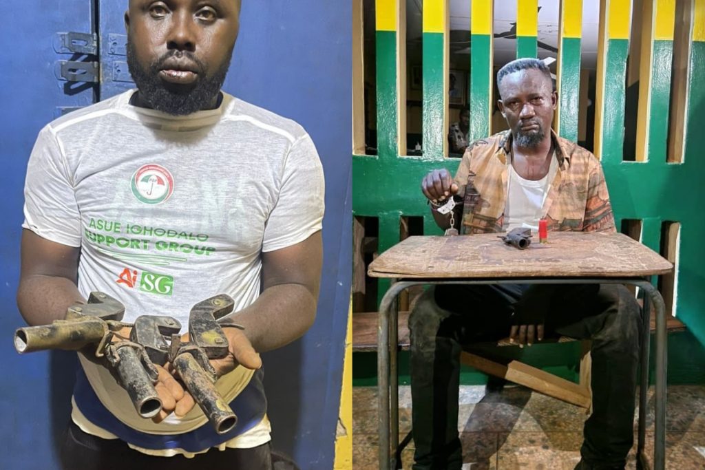 Edo Election: Police Nabs Political Thugs, Recovers Firearms