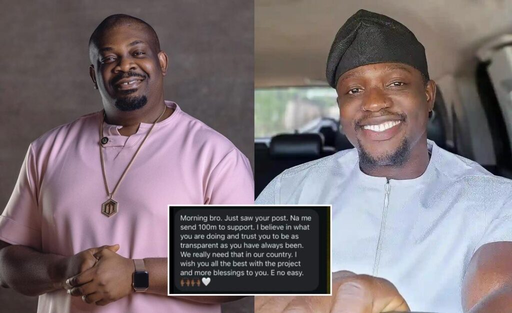 Don Jazzy Donates N100m to VeryDarkMan’s NGO