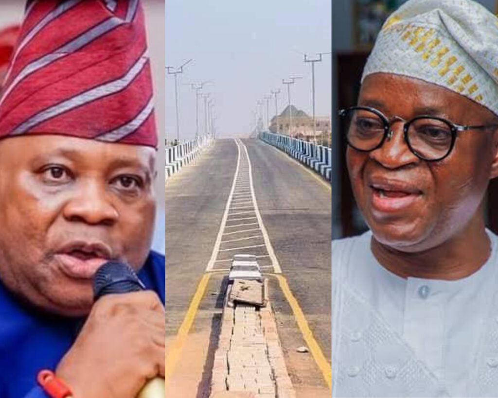 For Fear of Collapse, Adeleke Bars Heavy Duty Trucks From Driving on Flyovers Built by Oyetola