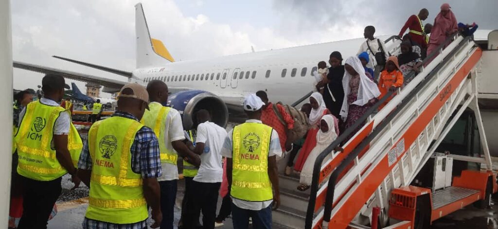 148 Vulnerable Nigerians Repatriated from Niger Arrives Lagos