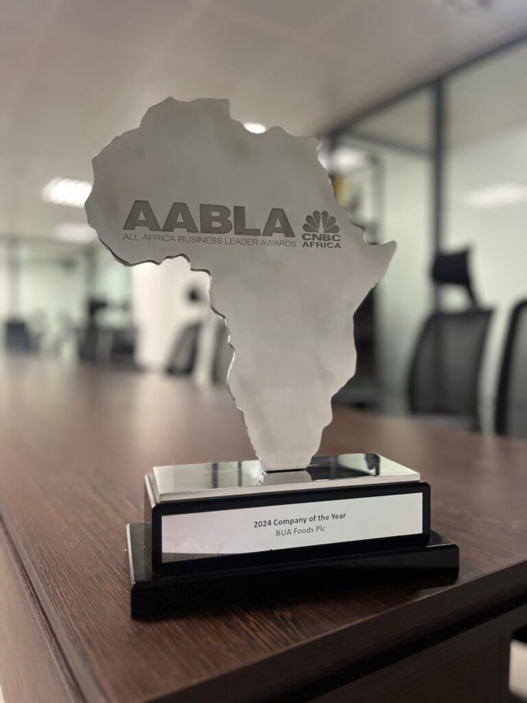 BUA Foods Emerges First Nigerian Organization to Win AABLA Company of the Year Award