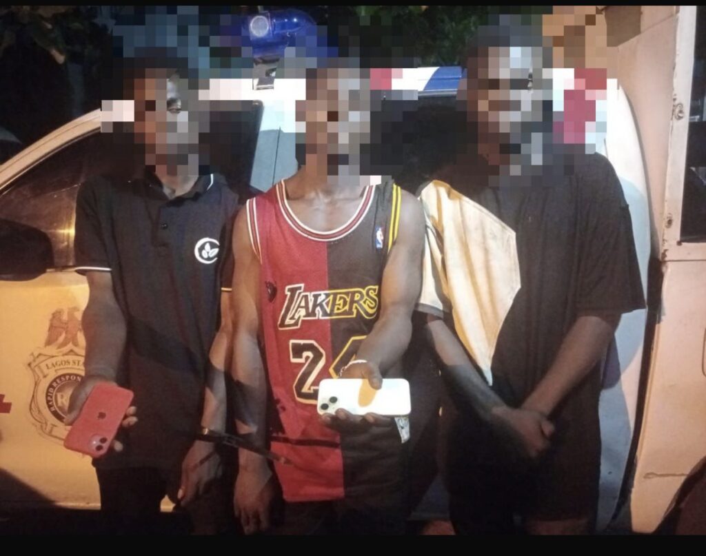 Police Nabs Three for Stealing Phones of Accident Victims in Lagos