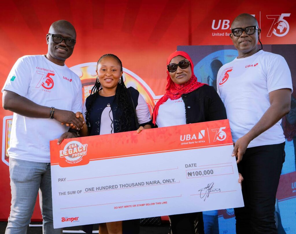 UBA Rewards 110 Loyal Customers in Ongoing Legacy Promo