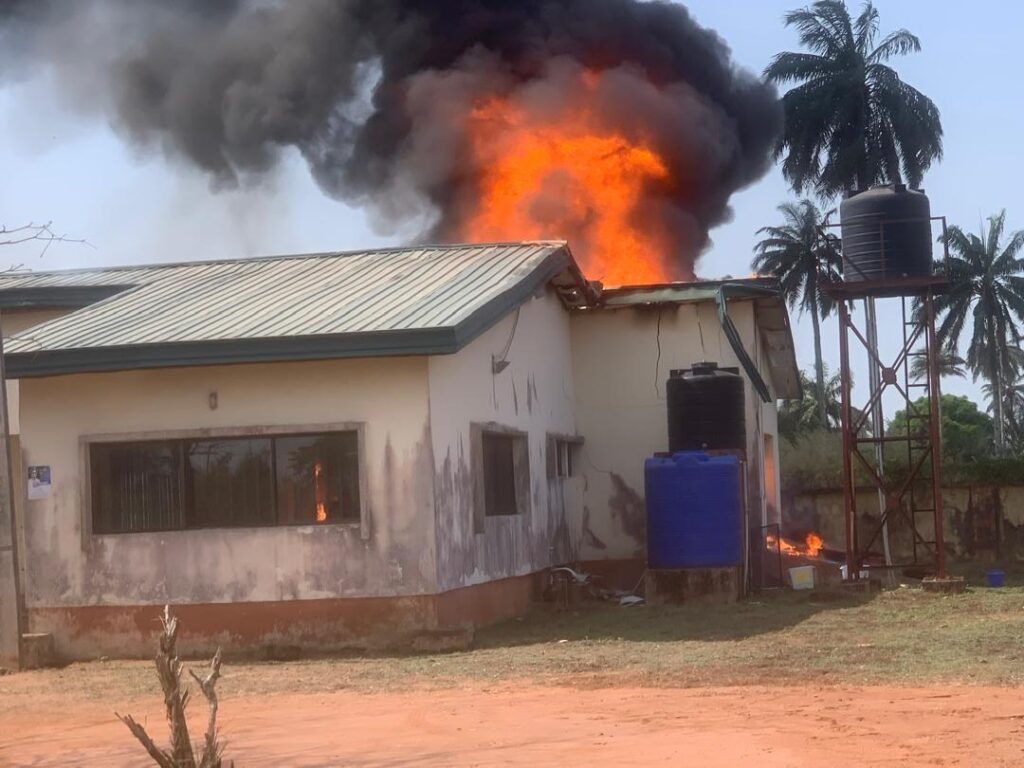 706 Ballot Boxes, Three Generators, Others Destroyed as Fire Guts INEC Office in Delta