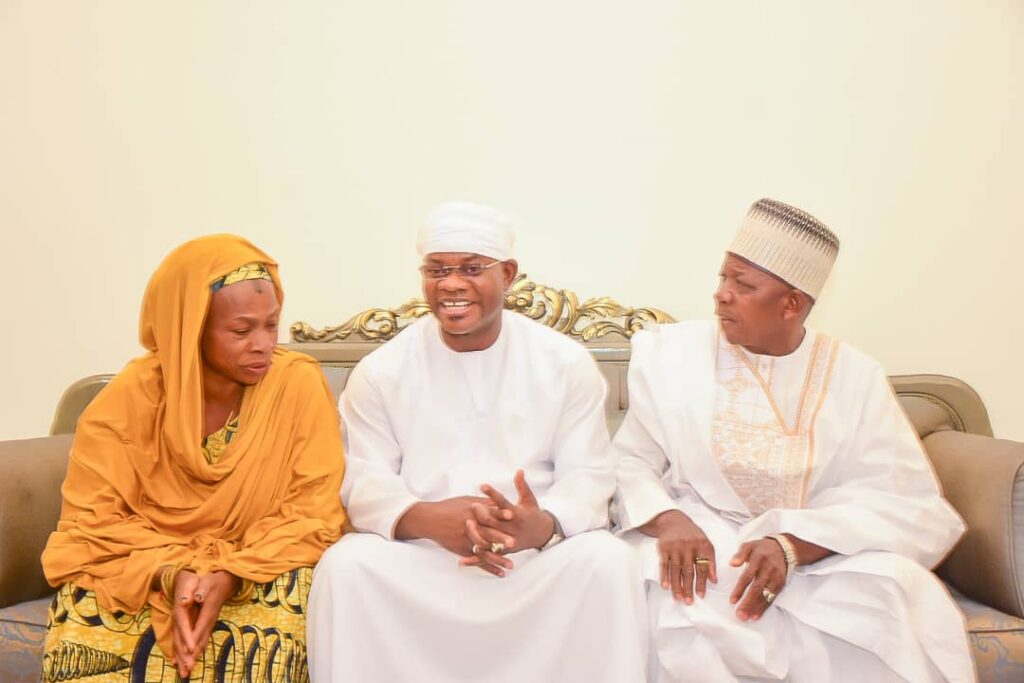 New Year: Yahaya Bello Hosts Governor Ododo’s Parents at Residence