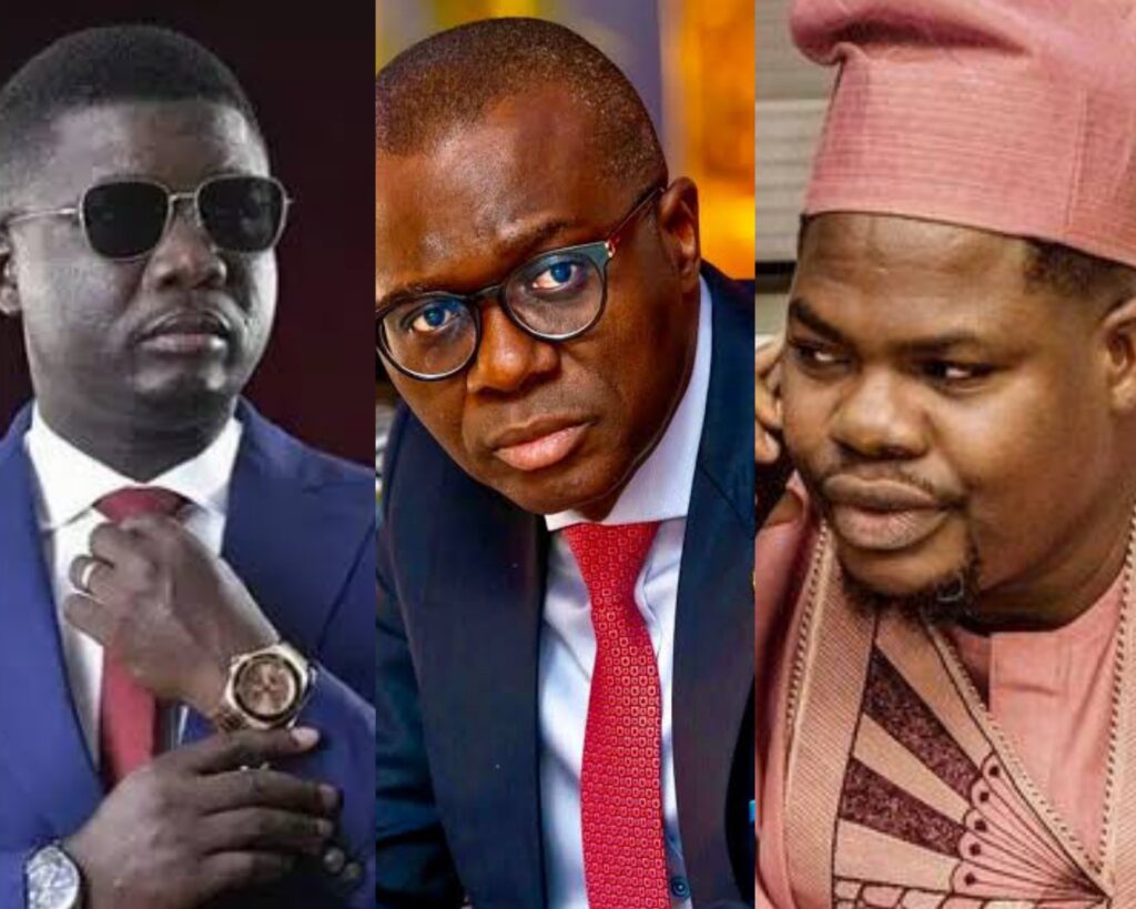 See Reactions After Comedian Seyi Law Says Sanwo-Olu Snubs Him While Seeking Mr. Macaroni’s Attention