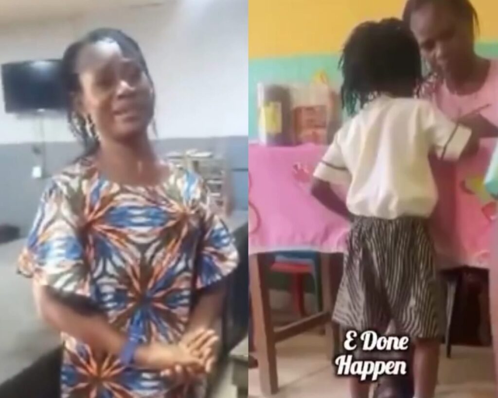 Teacher Breaks Down in Tear Following Arrest over Maltreatment of Toddler