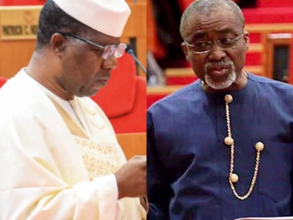 We are not Under Dictatorship; Abaribe, Bamidele Clashes over Bill to Immortalize Nwosu, June 12
