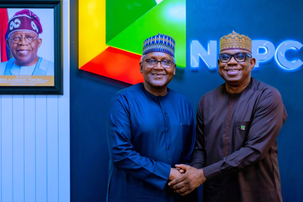 Dangote Meets NNPC Boss, Seeks Mutual Partnership