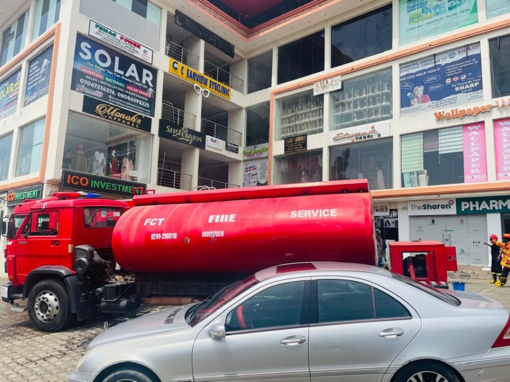 Fire Guts Popular Abuja Plaza