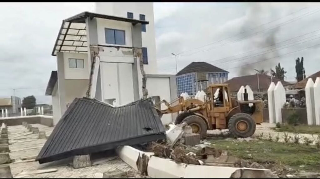 Controversies as Ondo Government Demolishes Memorial Park Built in Honour of Church Members Killed By Terrorists