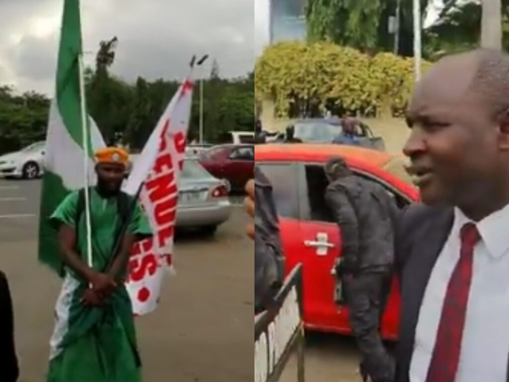 (VIDEO) Watch Conversation Between Sowore, DSS Operatives After They Blocked Entrance into Federal High Court