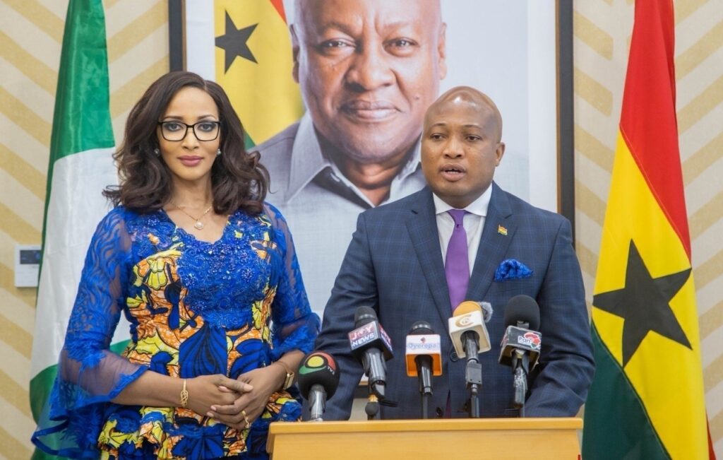 Anti-Nigerian Protest: Bianca Ojukwu Meets Ghana’s Foreign Minister