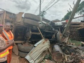 Five Dead as Truck Crashes into Vehicles, Pedestrians in Anambra