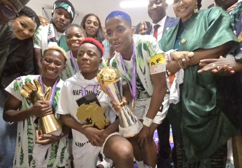 Watch: Tinubu Addresses Super Falcons on Video Call following WAFCON Victory