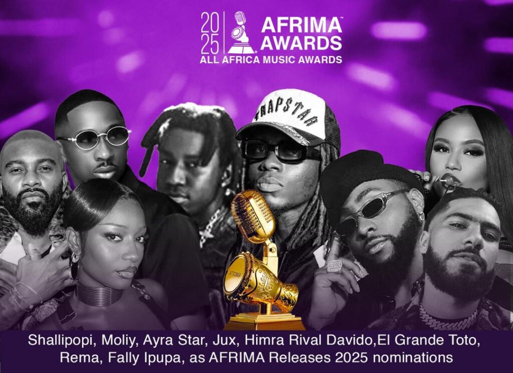 Burna Boy, Davido, Shallipopi, Ayra Starr, Others Make 2025 AFRIMA 2025 Nomination List