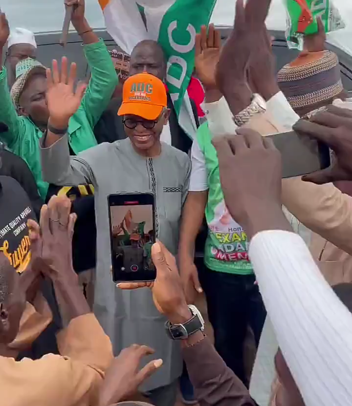 El-Rufai Storms Kaduna, Campaigns for ADC Candidate ahead of Bye-Election